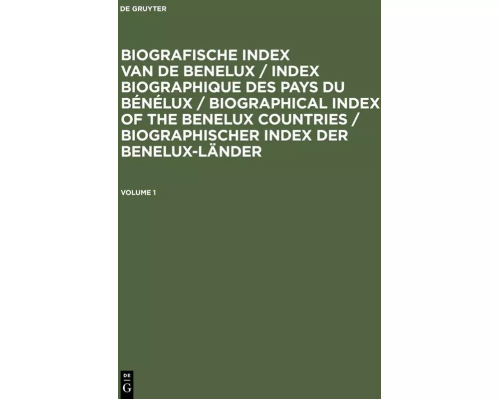 Biografische Index van de Benelux