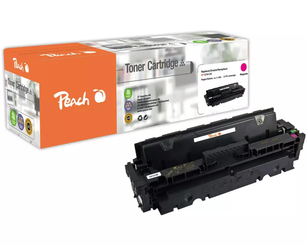 Peach Toner HP Nr. 410X (CF413X) Magenta