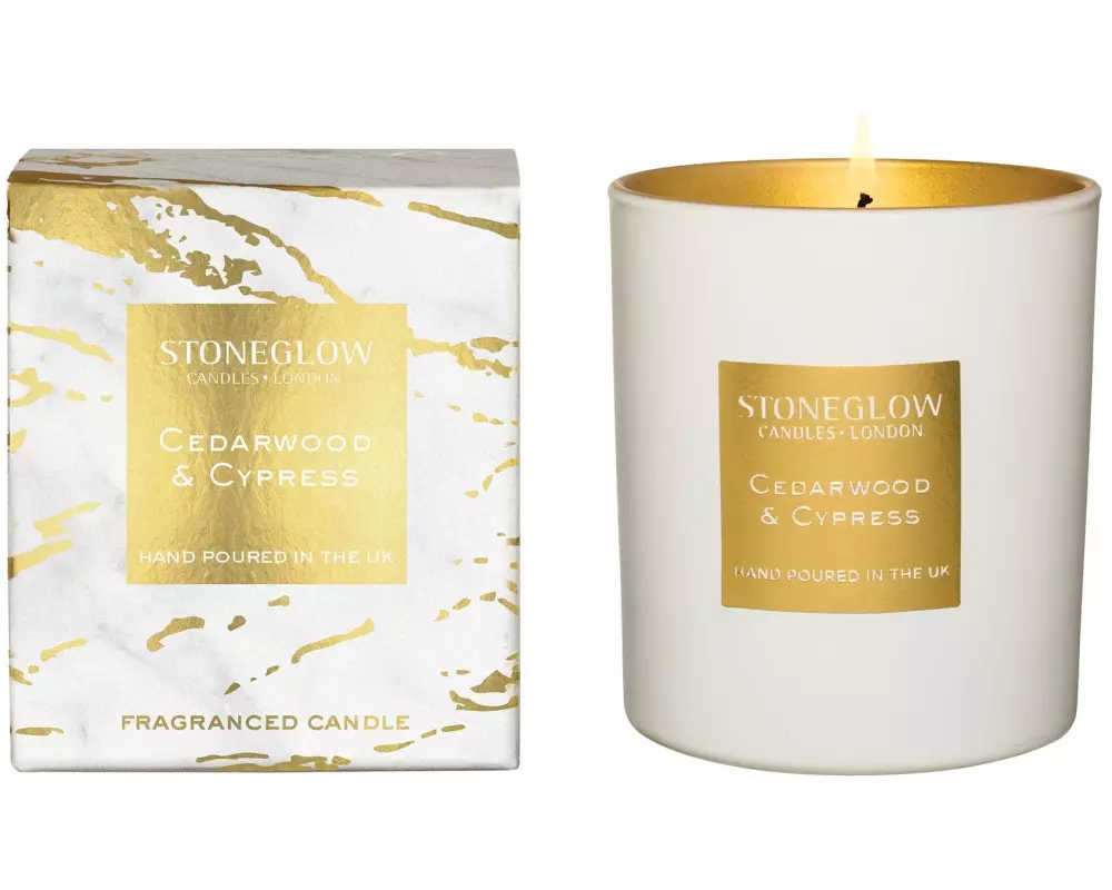 Stoneglow Duftkerze Cedarwood & Cypress 220 g