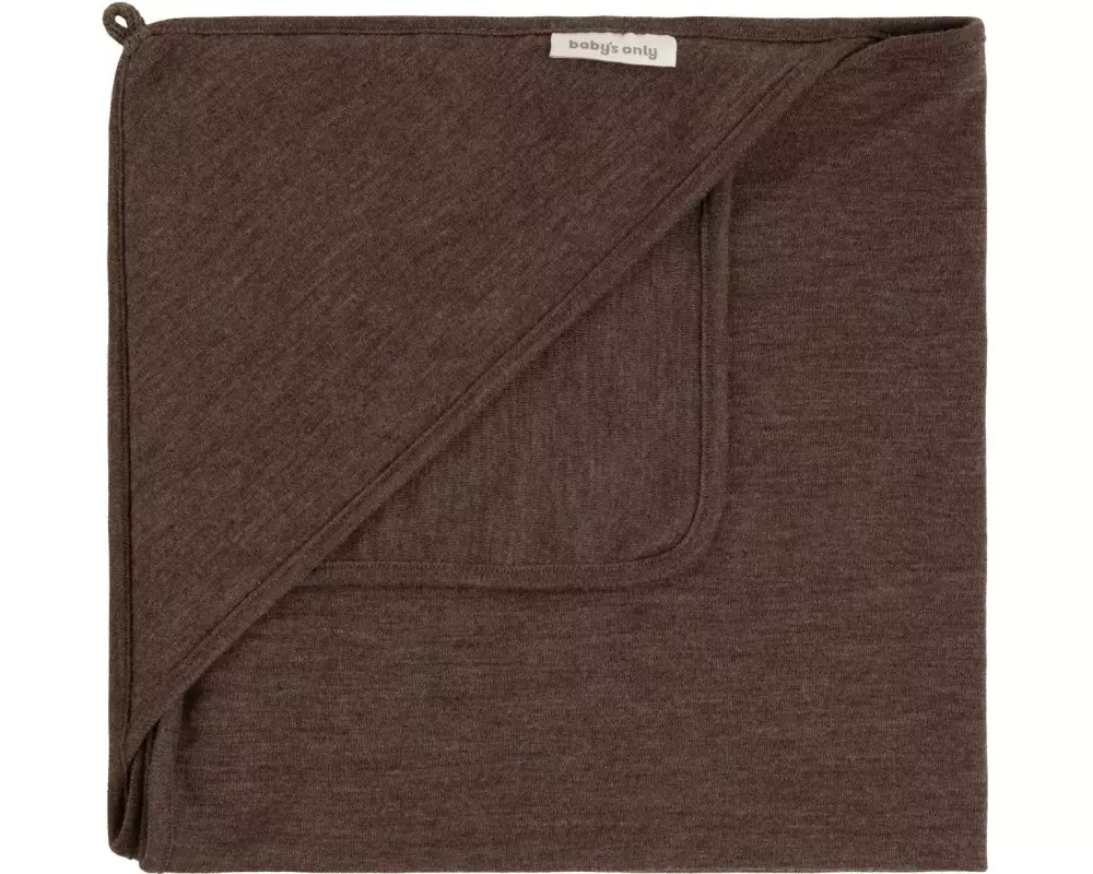 baby's only Einschlagdecke Merino Fine Meadow, Taupe