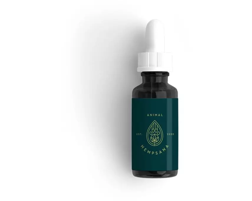 Hempsana Hunde-Nahrungsergänzung Animal Hanf Tropfen 9% Pure, 10 ml
