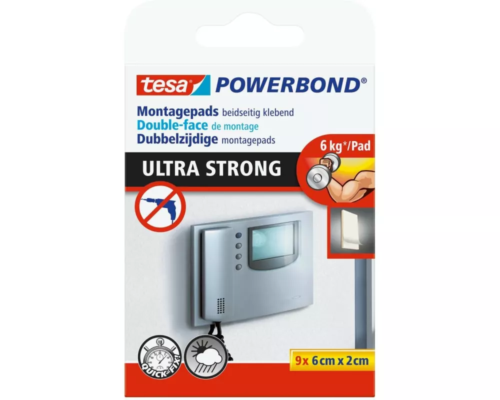 tesa Tabs Powerbond Ultra Strong doppelseitige Klebepads