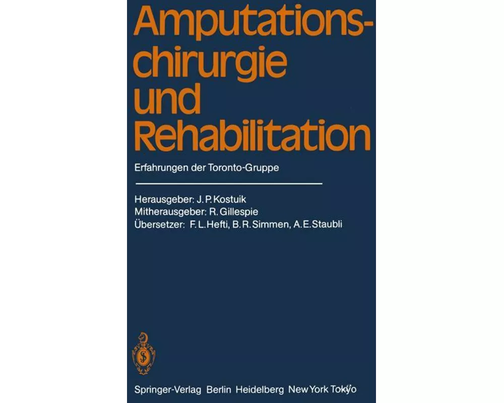 Amputationschirurgie und Rehabilitation