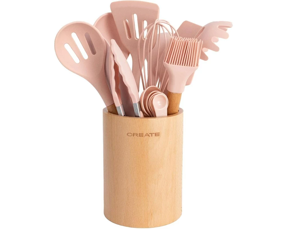 Create Küchenutensilien Set Pastellrosa