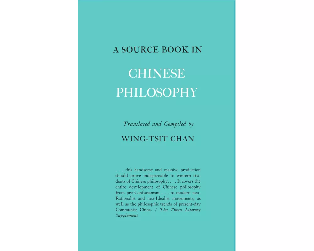 A Source Book in Chinese Philosophy