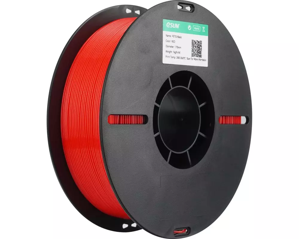 eSun Filament PETG-Basic, Rot 1.75 mm 1 kg