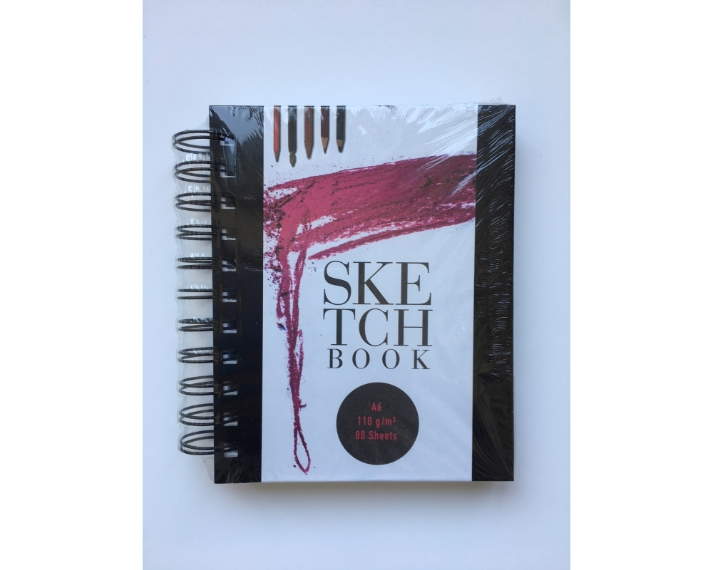 BAM4U.CH Skizzenbuch A6 6678A6 110g, perforiert 80 Blatt