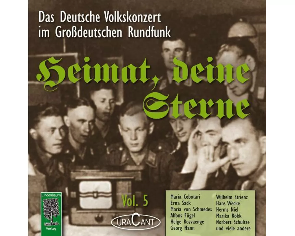 Heimat, deine Sterne. Das Volkskonzert im GroÃdeutschen Rundfunk. Vol.5