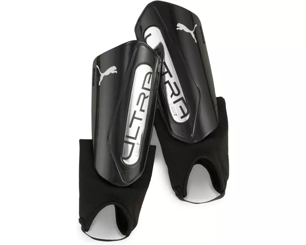 PUMA ULTRA Light Schienbeinschoner mit Knöchelschutz XL, Schwarz
