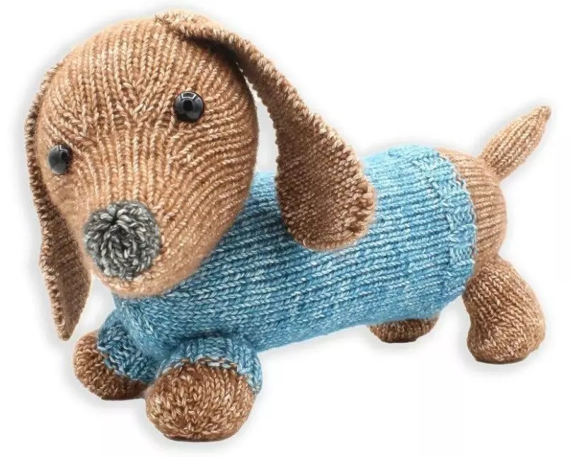 Hardicraft Strickset Dackel Ria 30 cm