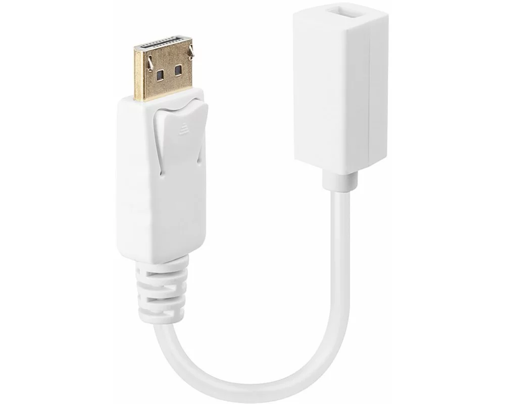 LINDY Video Adapter, DP-MiniDP M-F, 15cm