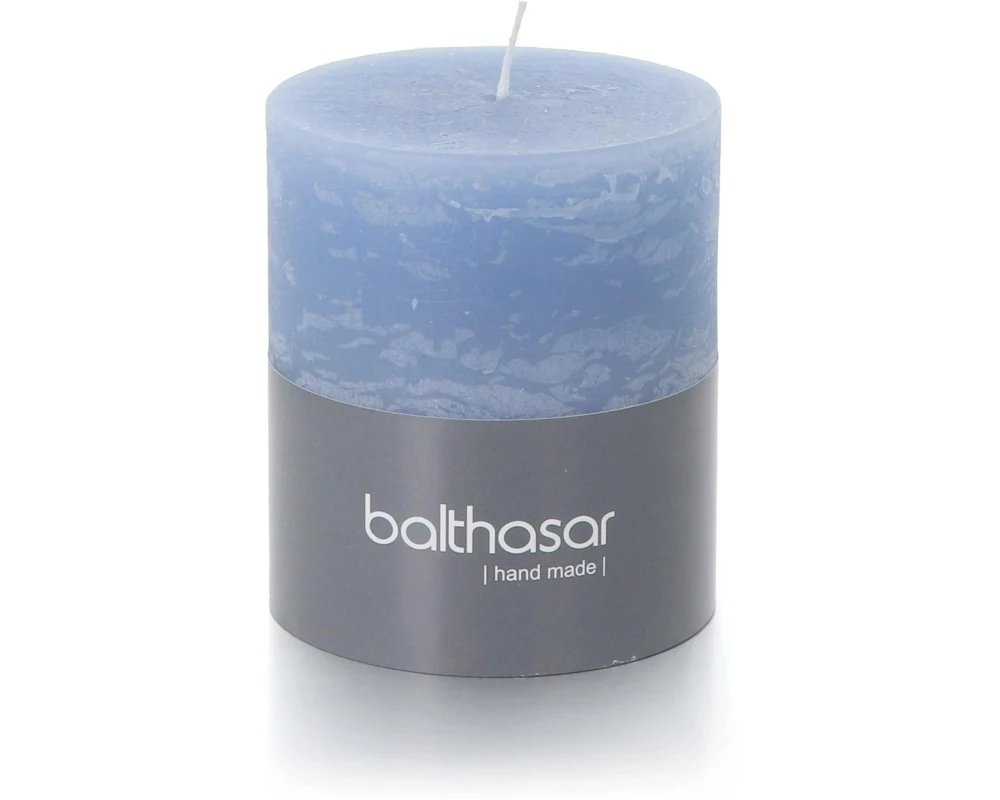 balthasar Zylinderkerze Rustico 7 x 8 cm, Denim