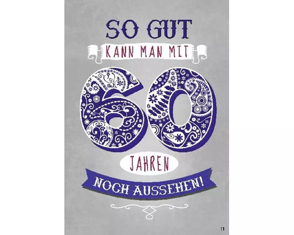 Depesche Musikkarte beweglich 60 So gut kann man aussehen