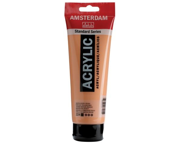 AMSTERDAM Acrylfarbe 250ml 17122240 neapelglb.rot 224