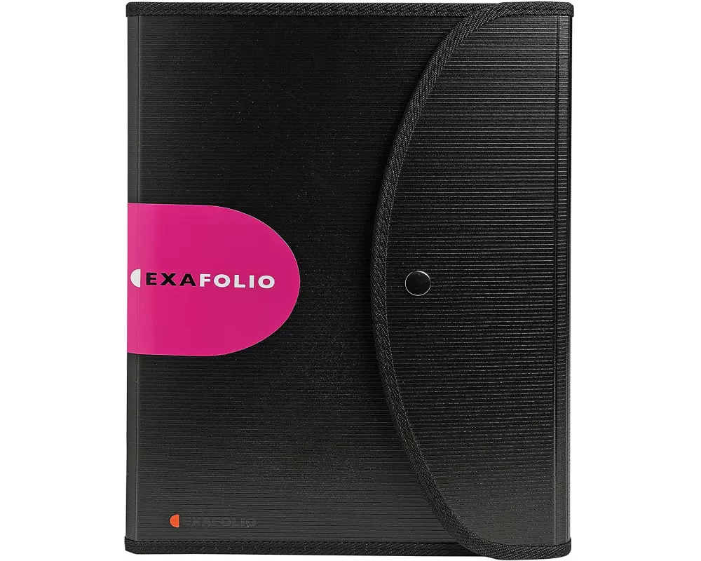Exacompta Fächermappe Exactive Exafolio A4 Schwarz, 6 Fächer