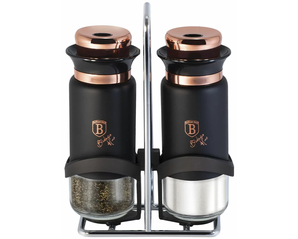 Berlinger Haus Salz- und Pfefferstreuer-Set Black Rose Collection