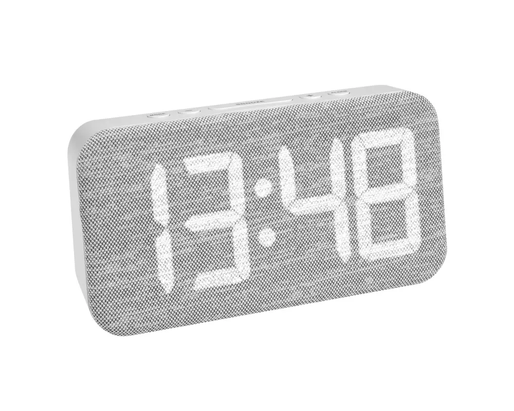 TFA Dostmann Digitalwecker Grau