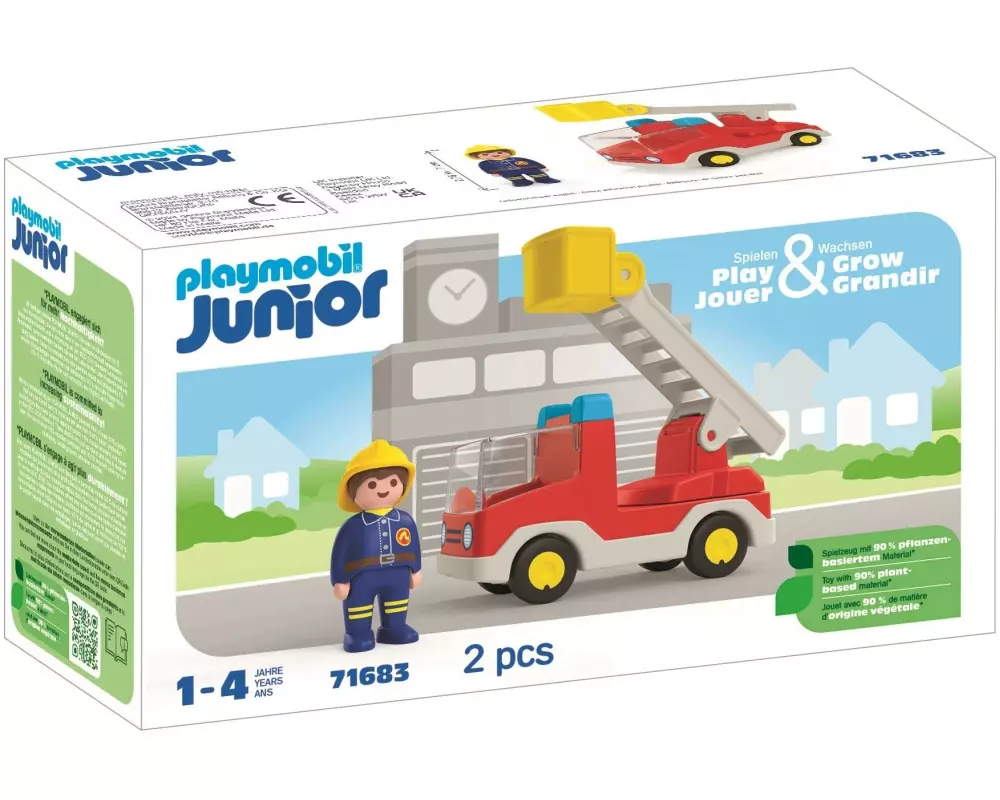 Playmobil Junior Feuerwehrleiterfahrzeug 71683