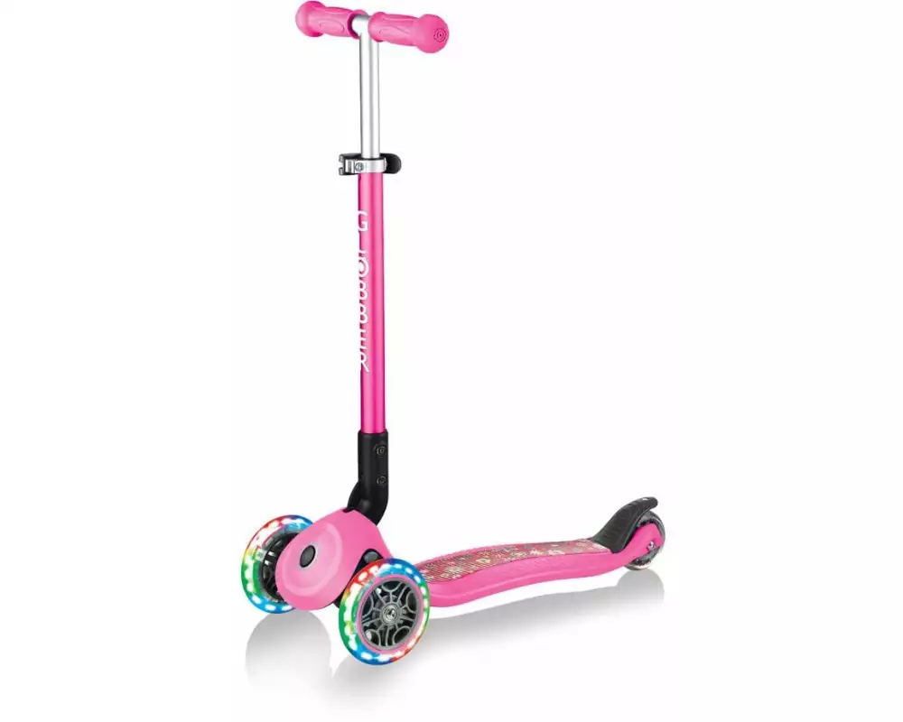 GLOBBER Scooter Primo Foldable Fantasy Lights Pink
