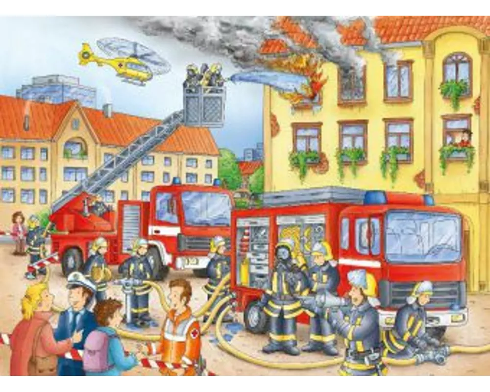 Kinderpuzzle 100 XXL Teile - Unsere Feuerwehr