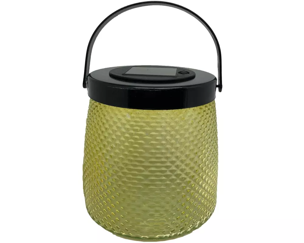 Dameco Laterne LED Solar, 15.2 cm, Gelb