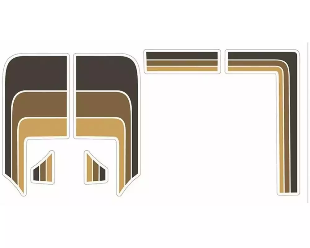 RC4WD Toyota 79-81 Body Decals Braun