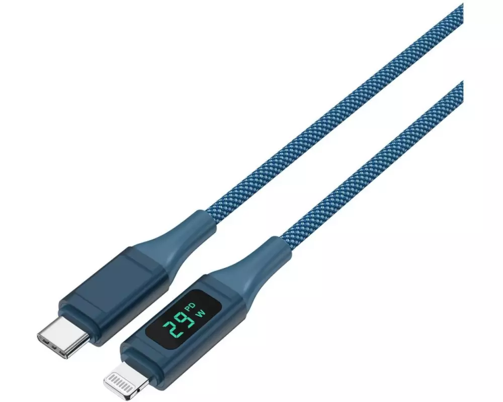 4smarts USB 2.0-Kabel DigitCord bis 30W USB C - Lightning 1.5 m