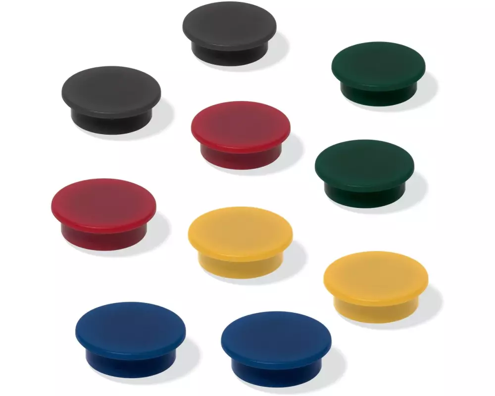 Sigel Haftmagnet 24 mm 10 Stück, Assortiert