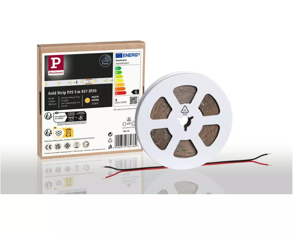 Paulmann Pro Strip Gold P25 927