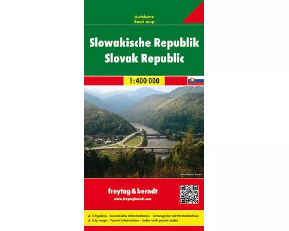 freytag & berndt Straßenkarte Slowakische Republik 1:400.000