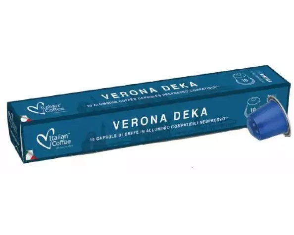 Italian Coffee Kaffeekapseln Verona Deka 10 Stück