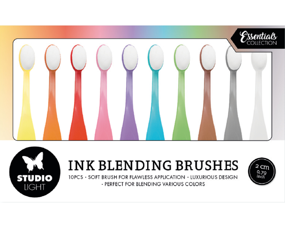 SIZZIX Mischpinsel 27.4x17x2.5cm BBRU07 Kopfgrösse 2 cm 5 Stück