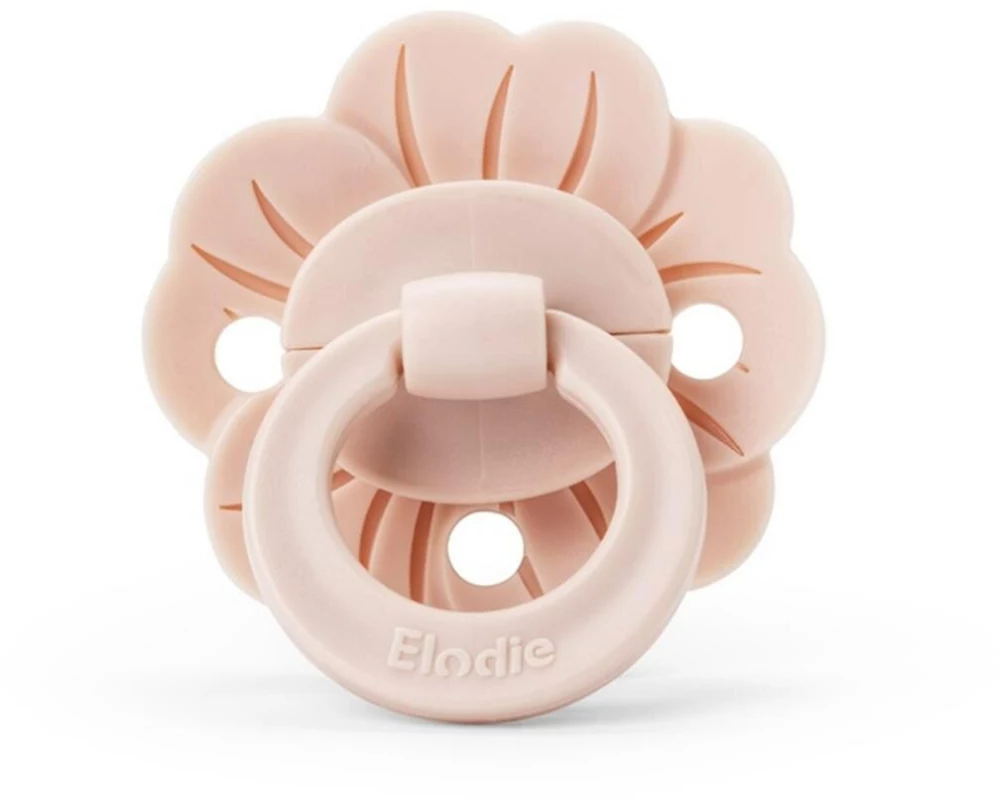 ELODIE Schnuller symmetrisch Silikon Binky Bloom Powder Pink