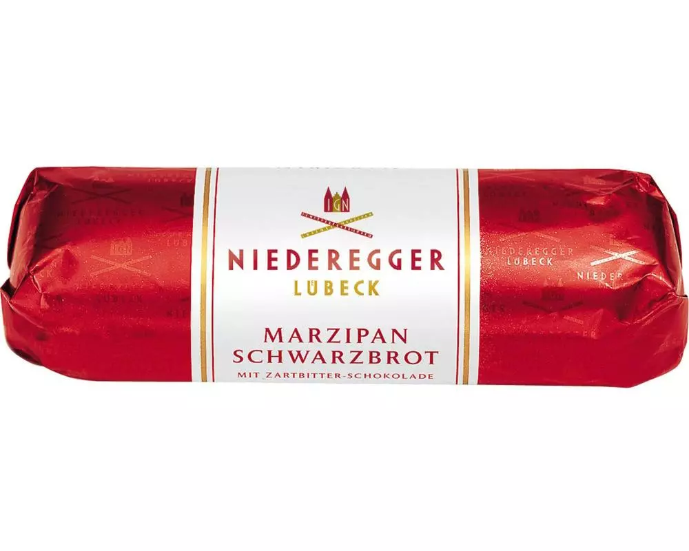 Niederegger Marzipan Schwarzbrot mit Zartbitterschokolade 75 g