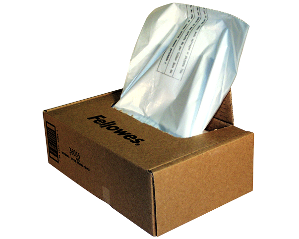 FELLOWES Beutel für Aktenvernichter 36055 C-380/480 Serie 50 Stück