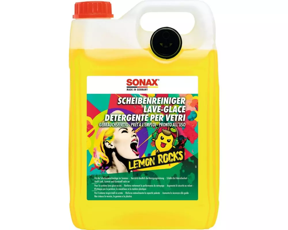 Sonax ScheibenReiniger gebrauchsfertig Lemon Rocks 5 l