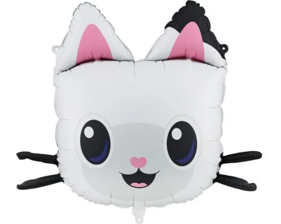 Partydeco Folienballon Panda Pfötchen Mehrfarbig/Pink/Schwarz/Weiss
