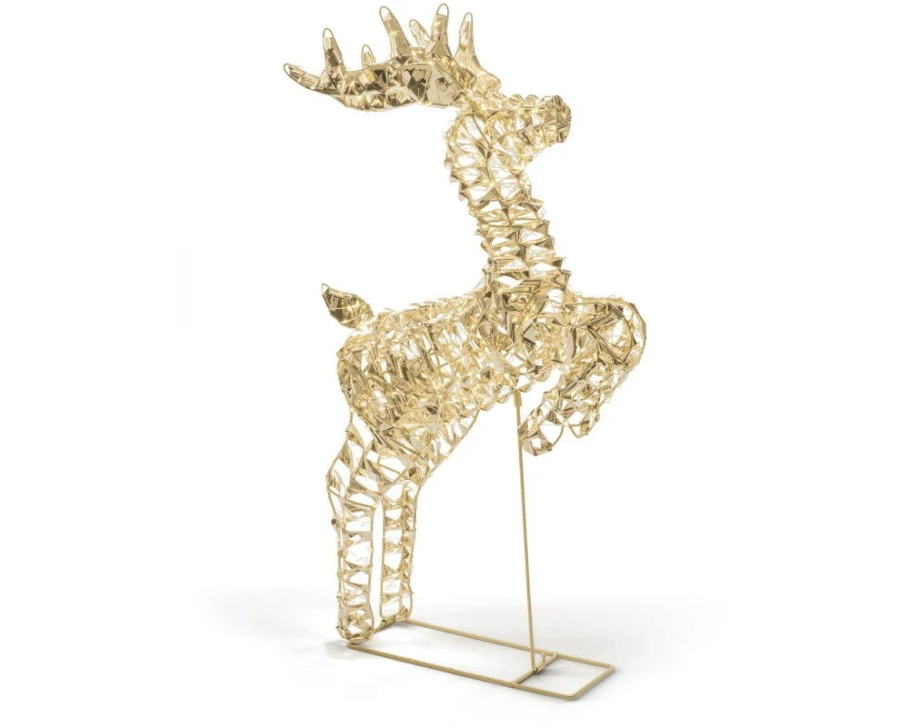 STT LED-Figur Glamour reindeer 70 Gold