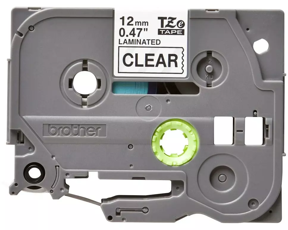 Brother Beschriftungsband TZe-131 Schwarz auf Transparent