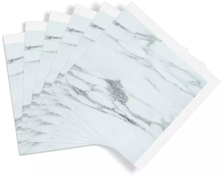 d-c-fix Wanddekoration Premium Marble 6 Stück, 30.5 x 30.5 cm