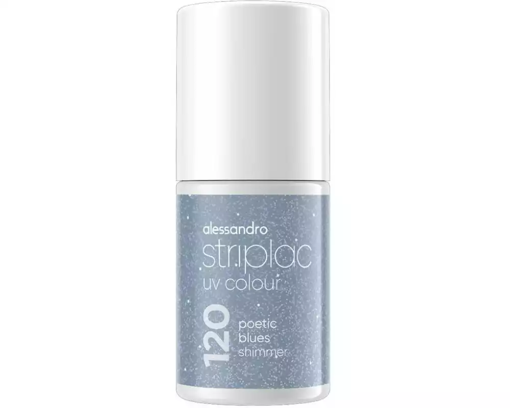 alessandro Nagellack Striplac UV Colour 120 Poetic Blues