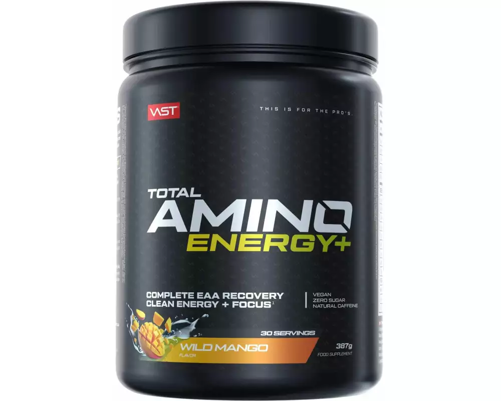 VAST Pulver Total Amino Energy Dose: 375g, Wild Mango