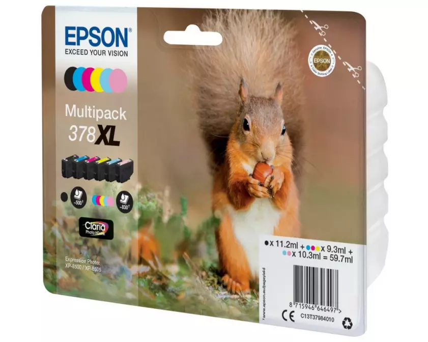 Epson Tintenset 378 XL / C13T37984010