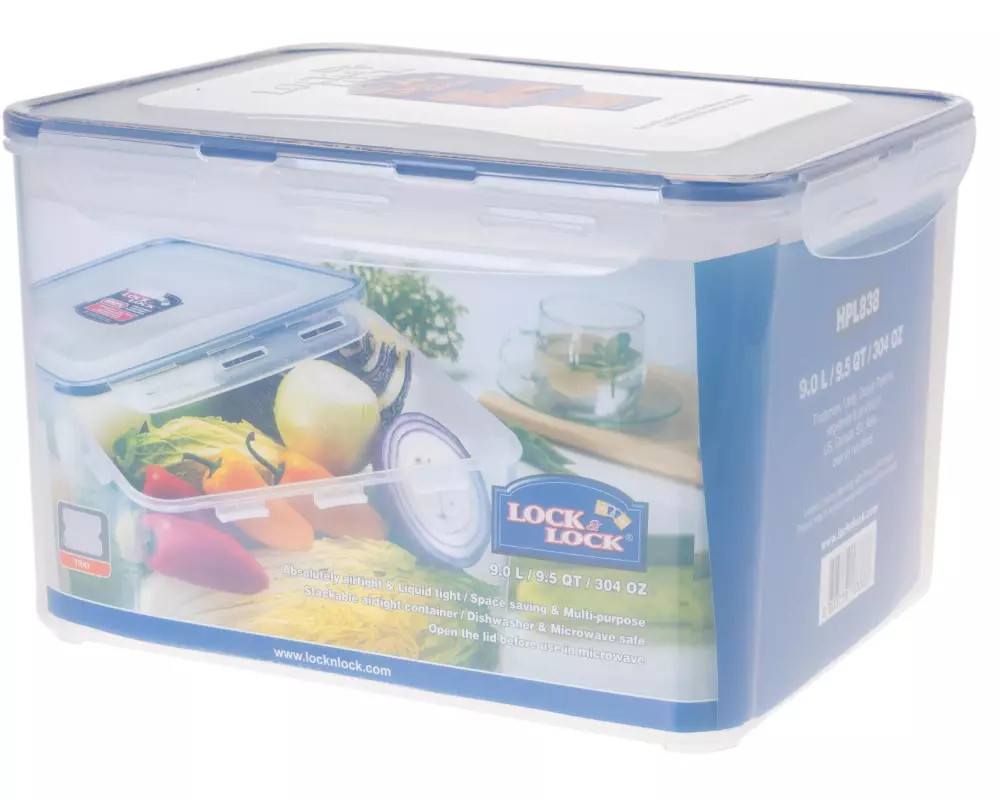 Lock & Lock Vorratsbehälter 9 l, Transparent