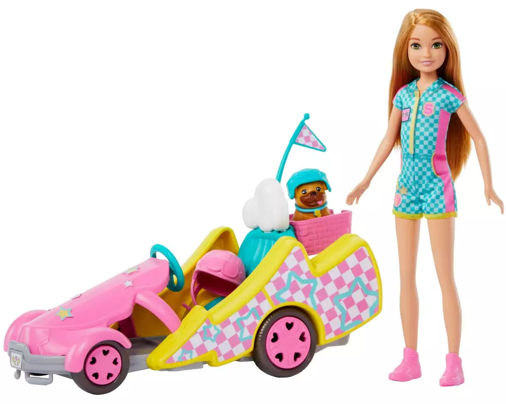 Barbie Spielset Barbie Stacie Go-Kart