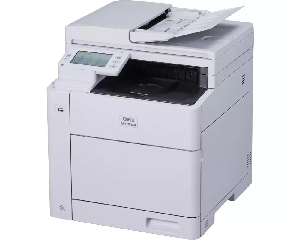 OKI MC554dn Laser Multifunktionsgerät A4 Duplex Netzwerk Weiss