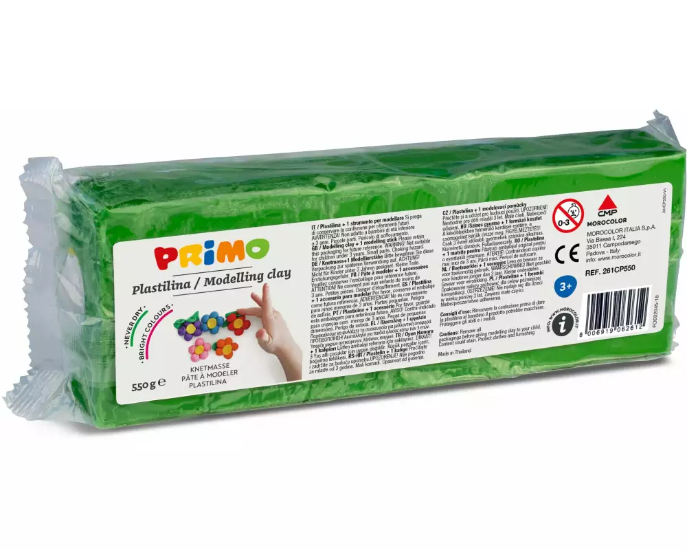 Primo Knetmasse 550 g, Hellgrün