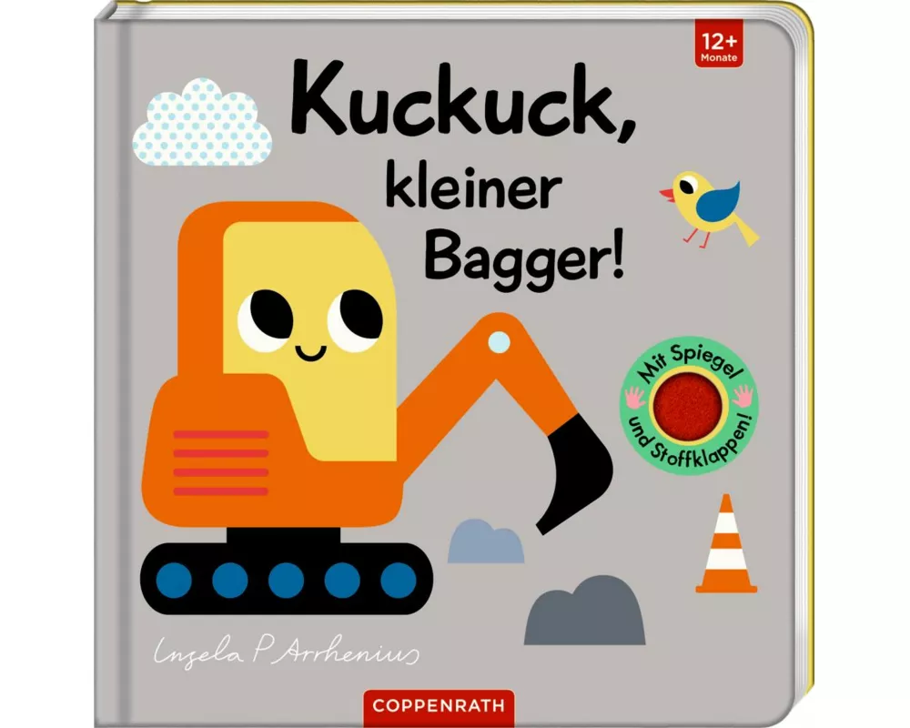 Mein Filz-Fühlbuch: Kuckuck, kleiner Bagger!