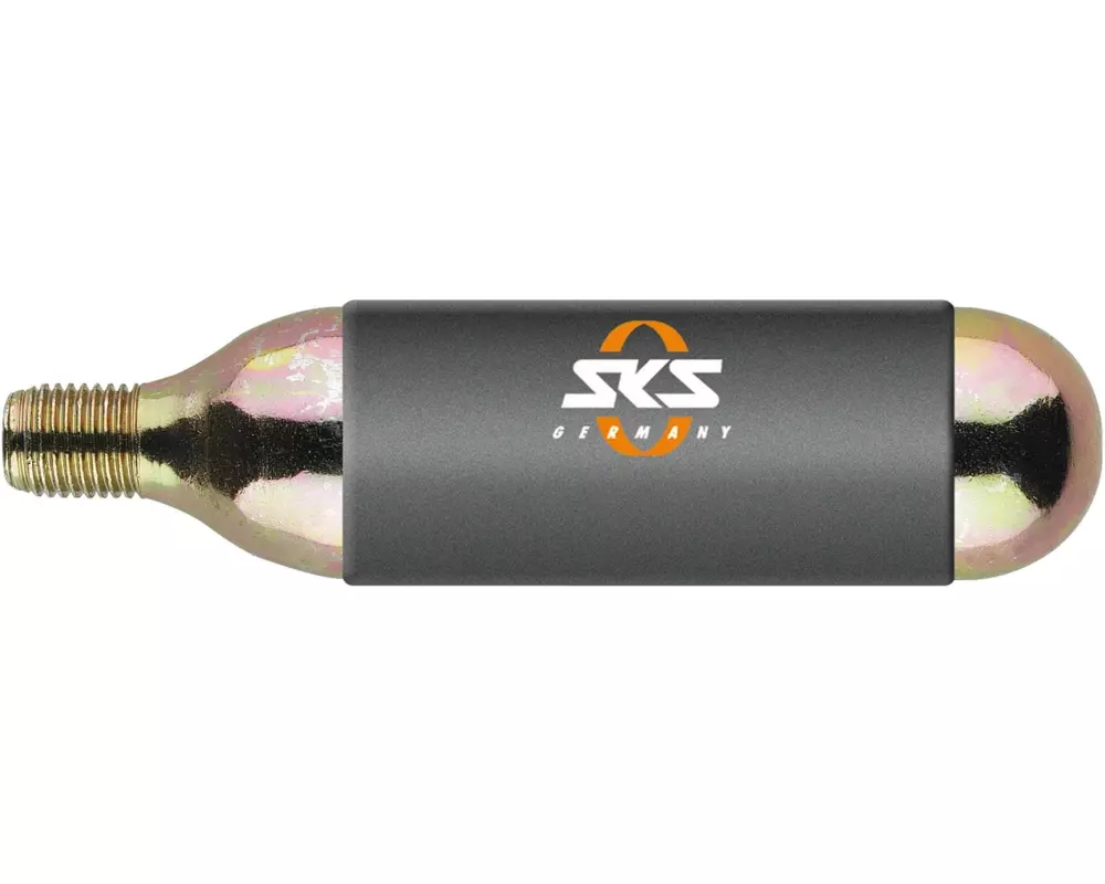 SKS CO2-Patronen mit Gewinde 2 x 24 g mit Gewinde