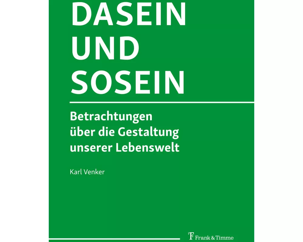 Dasein und Sosein